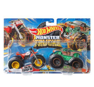 Monster Trucks Hot Wheels - Try to Crush Me Vs Baja Buster