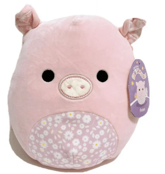 Peluche Squishmallows 5' Easter Peter the Floral Belly Pig