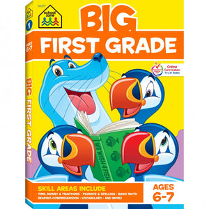 School Zone Big First Grade Workbook