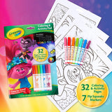 Crayola - Libro para colorear con plumones Trolls