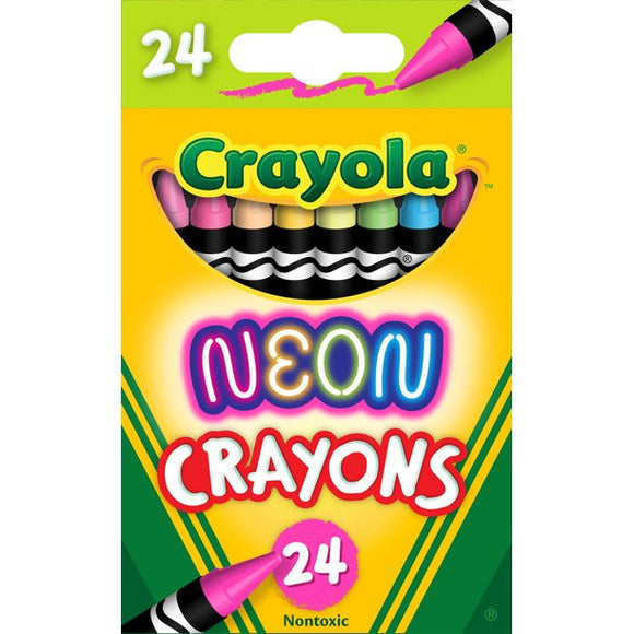 Crayola - 24 Crayolas Neon