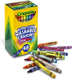 Crayola - 48 Crayolas Ultra Limpias Lavables