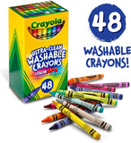 Crayola - 48 Crayolas Ultra Limpias Lavables