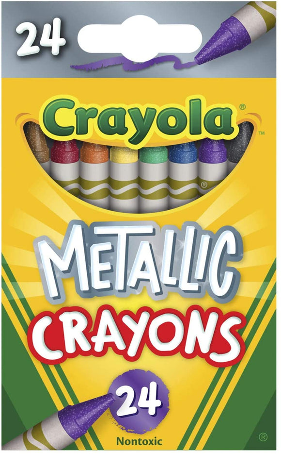 Crayola - 24 Crayolas Metálicas