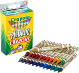 Crayola - 24 Crayolas Metálicas