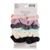 Scunci Velvet Scrunchies - 6 unidades